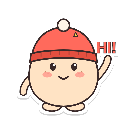 Pip — Hi sticker